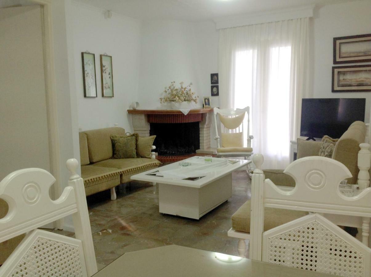 Villa Fofo - Beautiful Sea Front Villa With 650M2 Garden Nea Kallikrateia Bagian luar foto